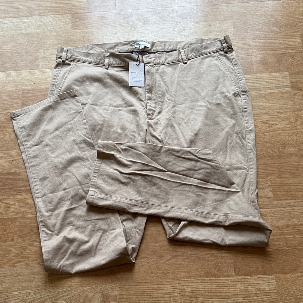 Peter Millar Tan Chinos for Men Style MEOB06 Size 42